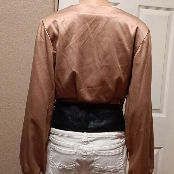 Fablux Wrap Around Women's Top/Blazer L - Picture 3 of 8